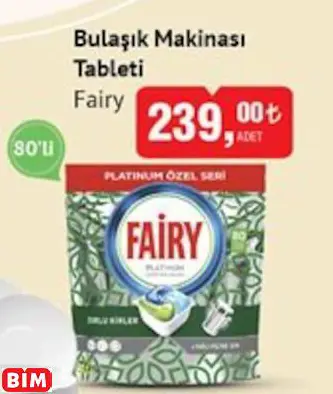 FAİRY BULAŞIK MAKİNASI TABLETİ